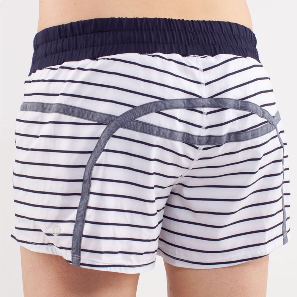 RARE Lululemon QUIET STRIPE Tracker Shorts!